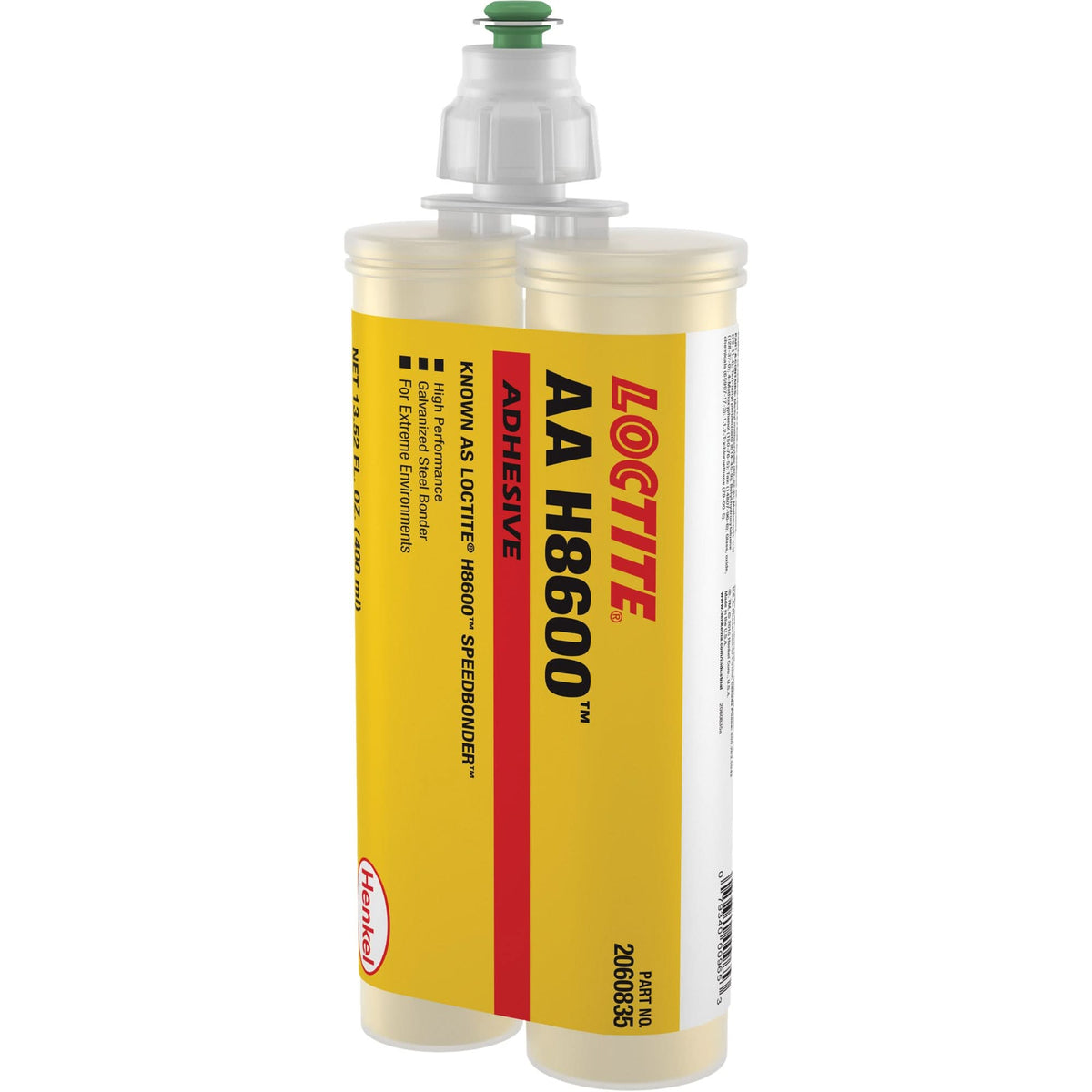 Speedbonder™ H8600 - Resin (A), Two-Part, Cartridge, 400 ml, Blue