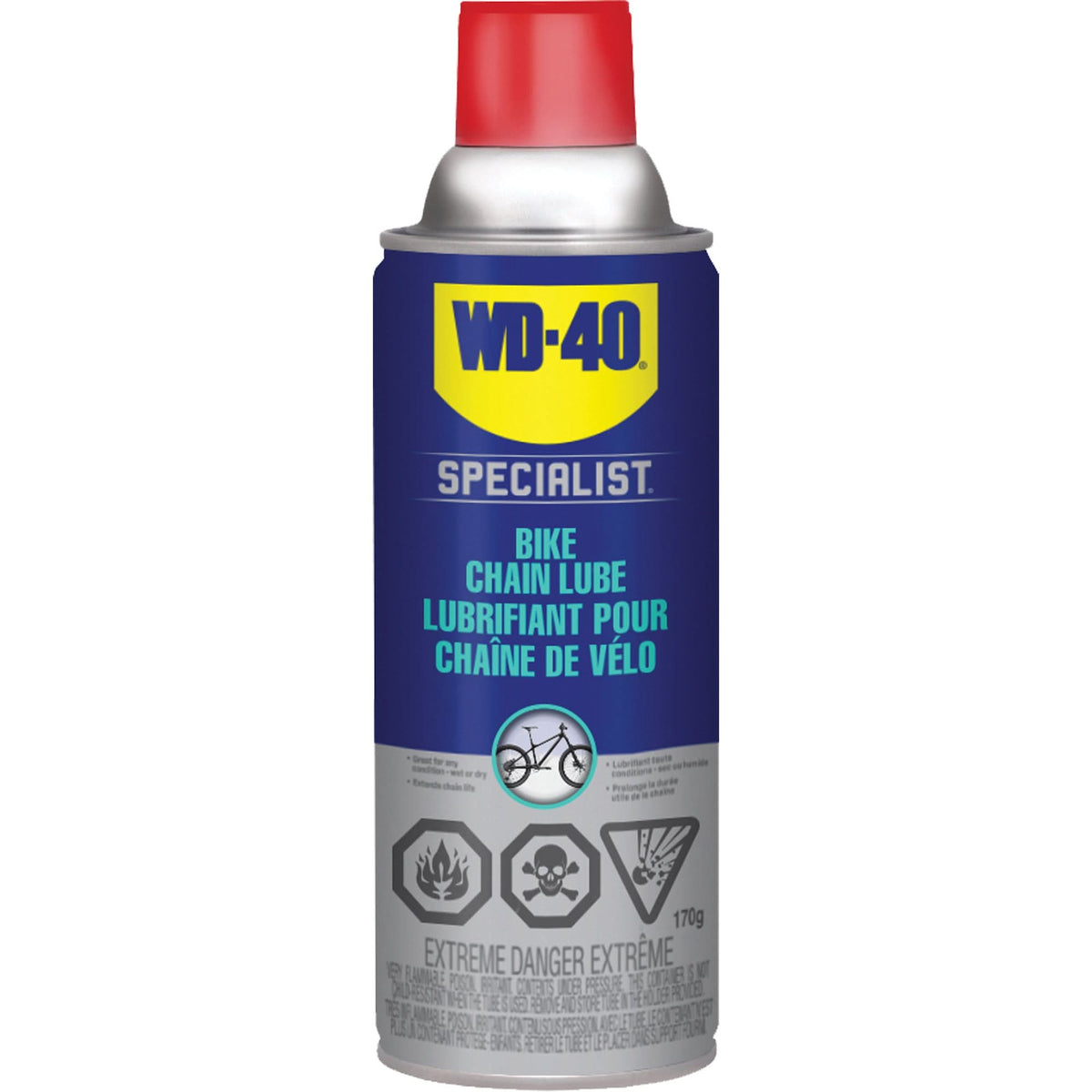 Bike Chain Lubricant, Aerosol Can