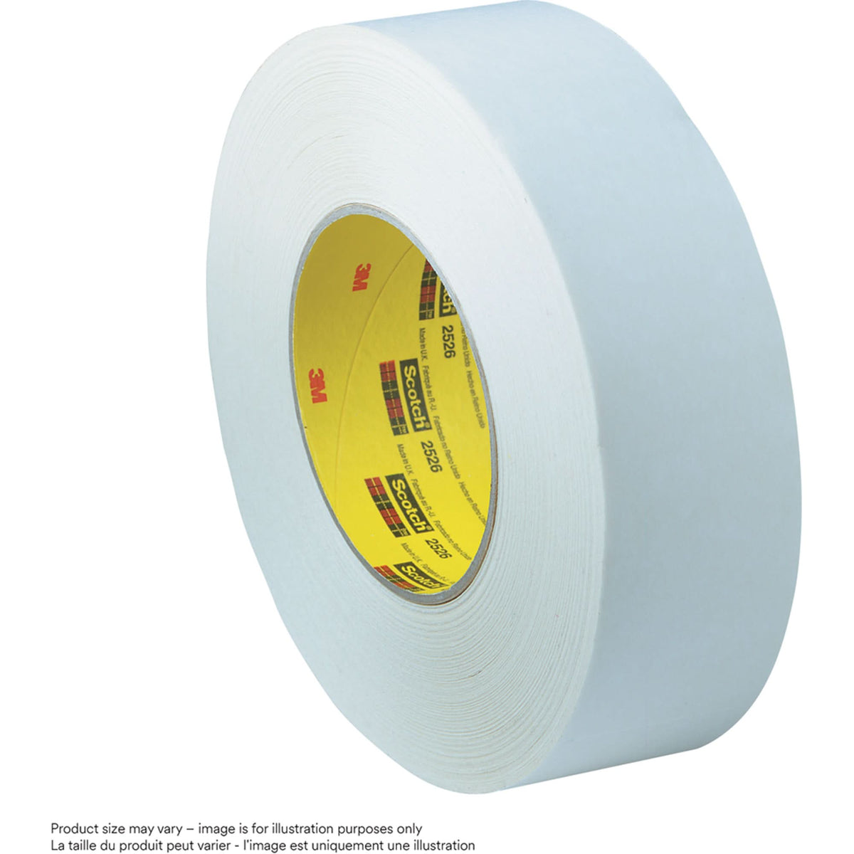 Textile Flatback Tape, 100 mm (4") x 55 m (180'), Black