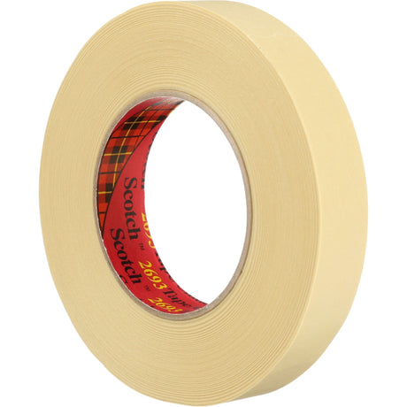 Scotch® High-Performance Masking Tape, 24 mm (1") x 55 m (180'), Tan
