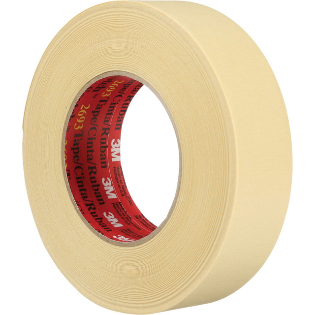 Scotch® High-Performance Masking Tape, 36 mm (1-1/2") x 55 m (180'), Tan