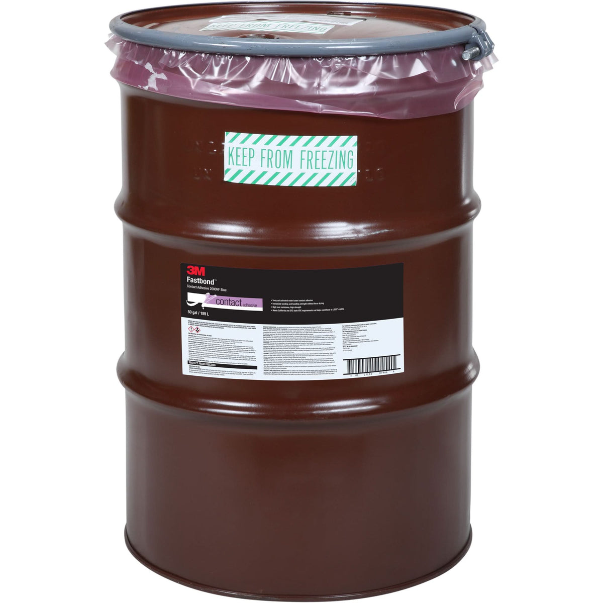 Fastbond™ Contact Adhesive, Drum, 50 gal., Off-White