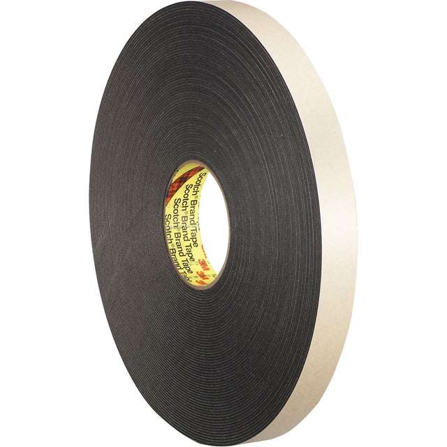 Double-Coated Foam Tape, 33 m (108') L x 18 mm (3/4") W, 62 mils, Polyethylene