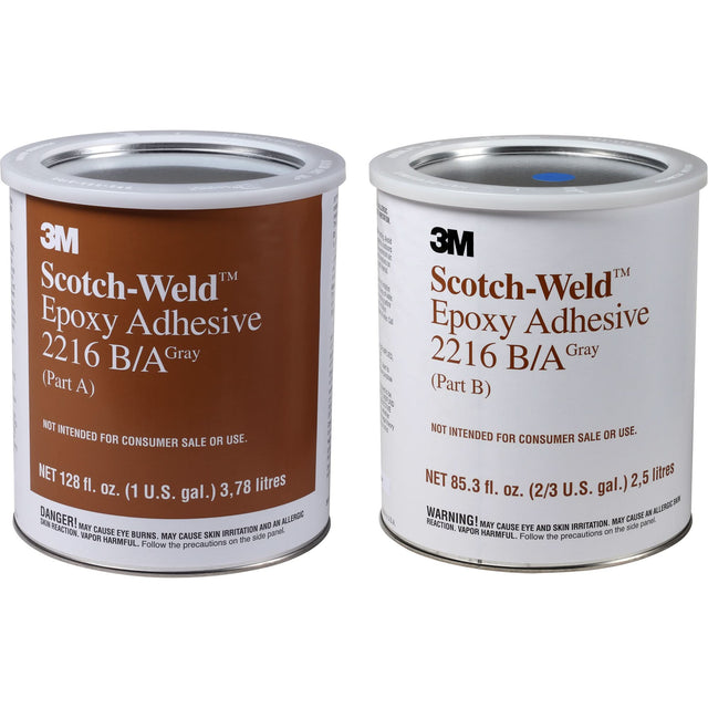 Scotch-Weld™ Adhesive, 1 gal., Pail, Two-Part, Grey