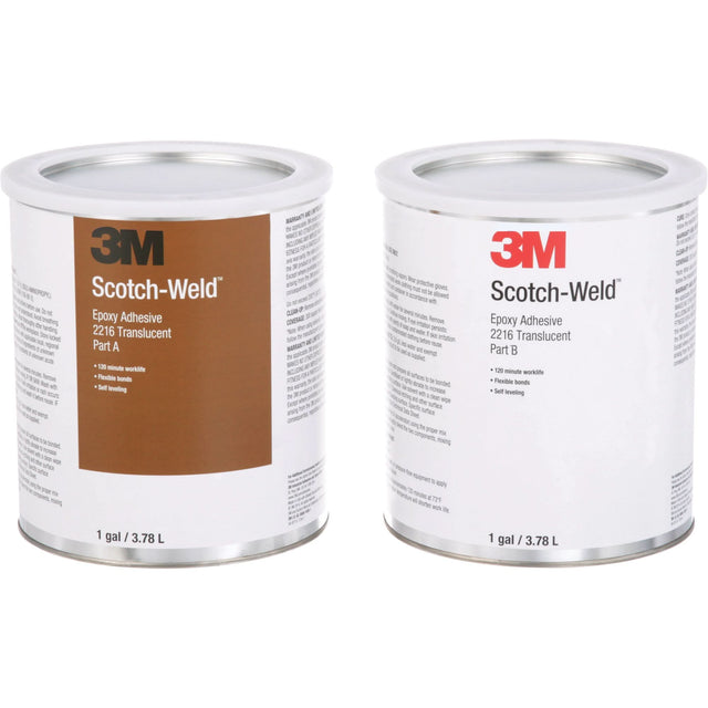 Scotch-Weld™ Adhesive, 1 gal., Pail, Two-Part, Translucent