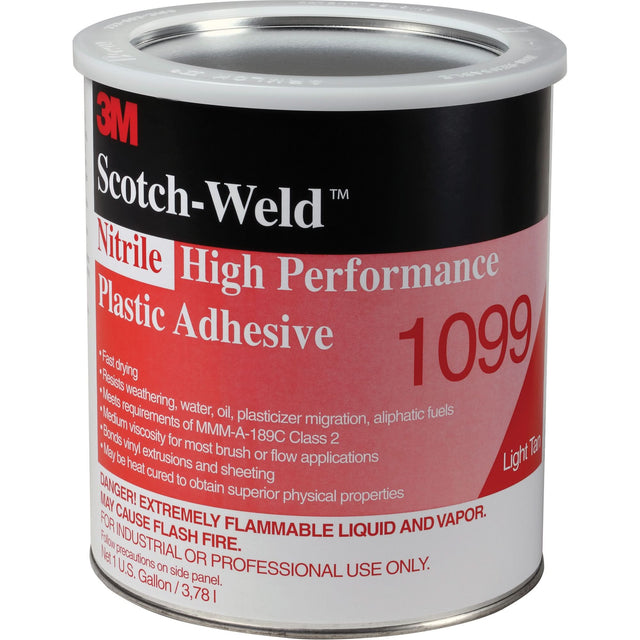 Plastic Adhesive, 1 gal., Can, Lavender