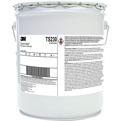Scotch-Weld™ PUR Adhesive, 5 gal, Pail, Clear