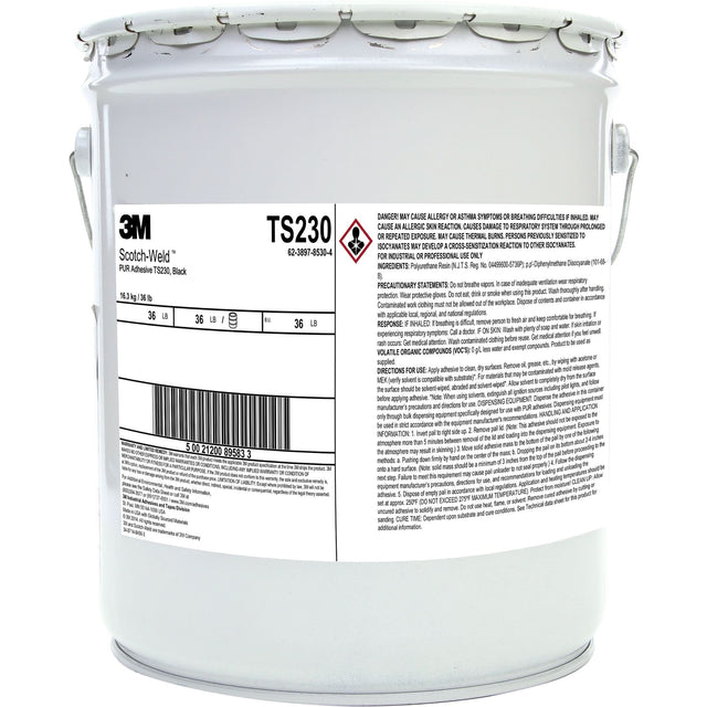 Scotch-Weld™ PUR Adhesive, 5 gal, Pail, Clear