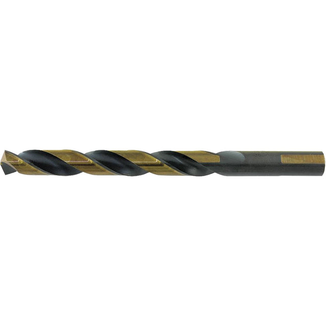 Jet-Kut® Black & Gold Premium M2 Prentice Drill Bit, 9/16", High Speed Steel, 135° Point