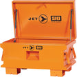 JSB-3219 Super Heavy-Duty Jobsite Tool Storage Box, 32-1/8" x 19" x 17-1/2", Steel, Orange
