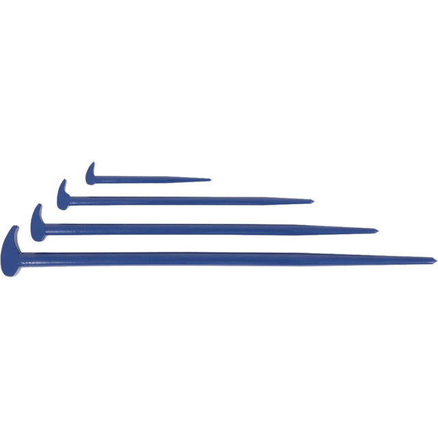 JRPB-4S Rolling Head Pry Bar Set, 4 Pcs.