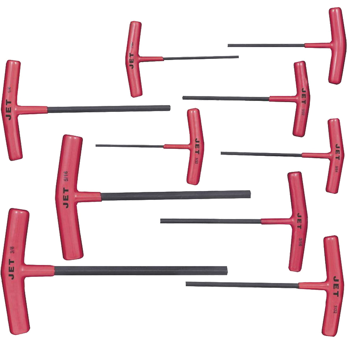 JTHK-10 T-Handle Hex Key Set, 10 Pcs., Imperial/Torx®