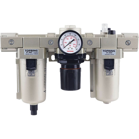 Filter, Regulator, Lubricator with Metal Bowl, 1/2" NPT, 150 PSI