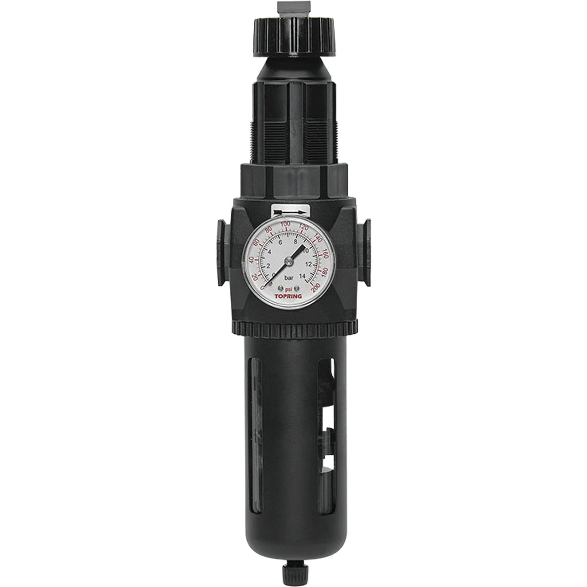Modulair 400 Filter/Regulator with Manual Drain, 3/4" NPT, 200 psi, 9.1 fl. oz. Capacity