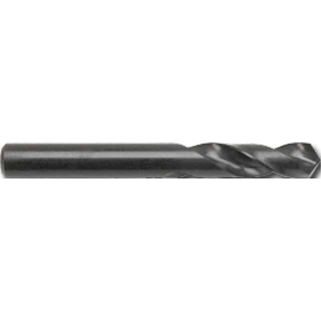 Stub Length Screw Machine Drill Bit, 9/32", High Speed Steel, 1-5/16" Flute, 135° Point