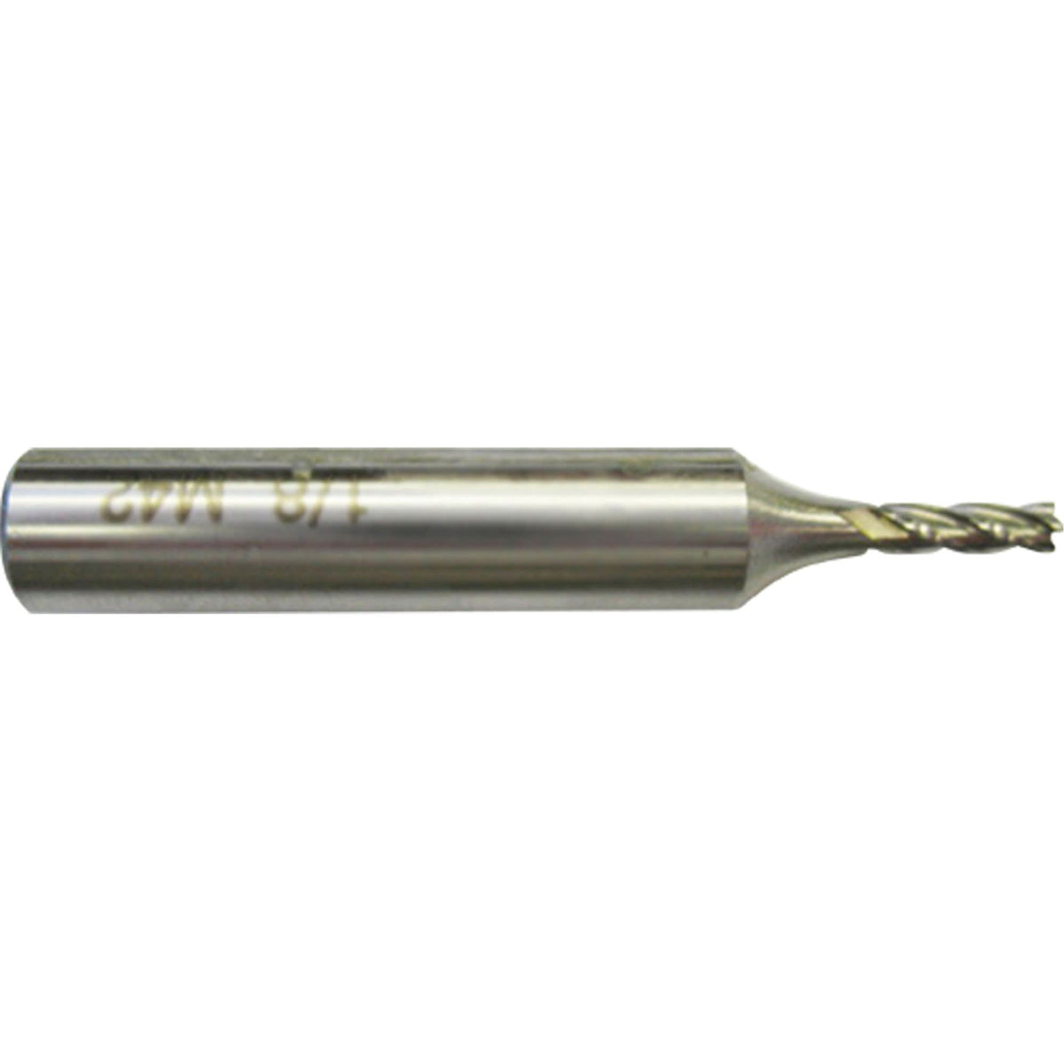 Weldon Shank End Mill, 5/32" Dia., 4 Flutes, Cobalt