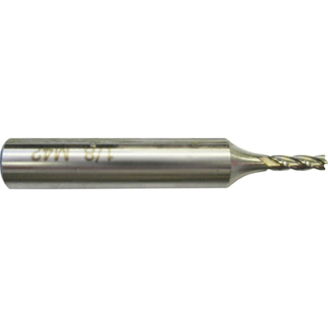 Weldon Shank End Mill, 5/32" Dia., 4 Flutes, Cobalt