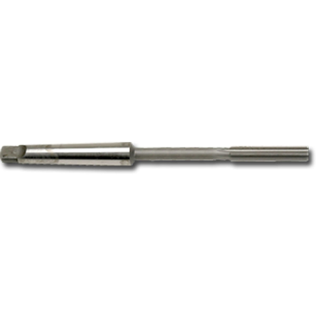 Chucking Reamer, 1-1/4", Straight Flute, High Speed Steel, Taper Shank
