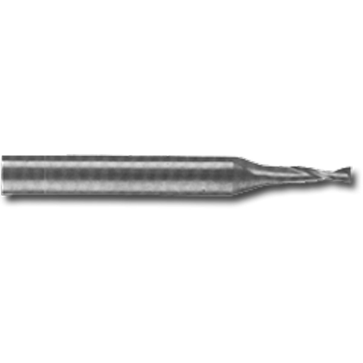 Miniature End Mill, 0.035 mm Dia., 2 Flutes, Carbide