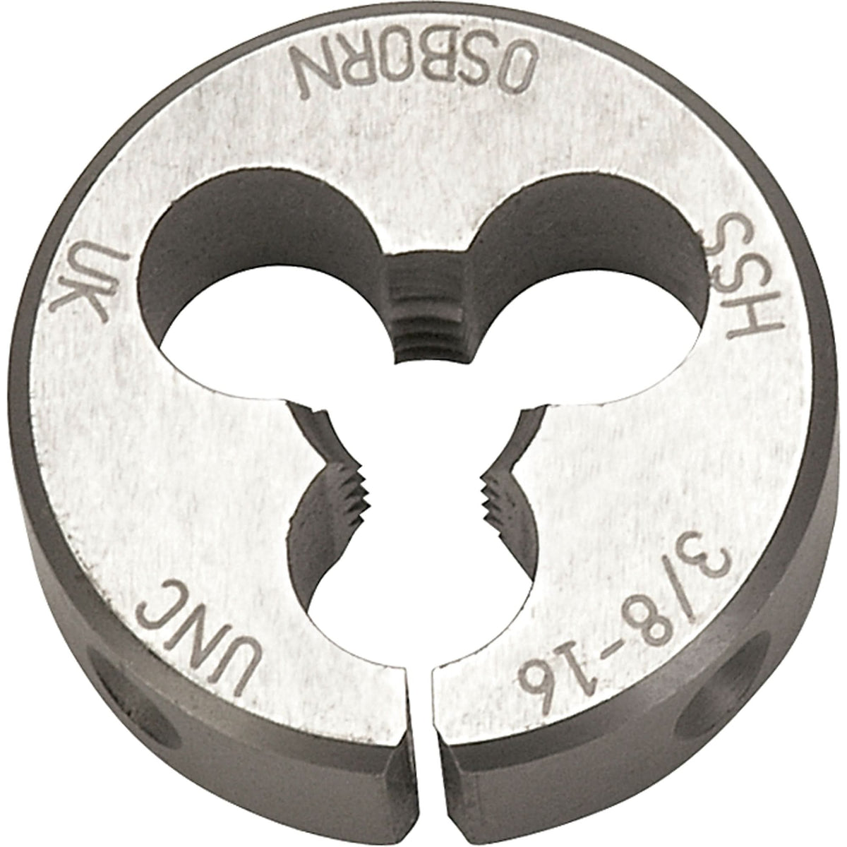 Split Circular Die, M33 X 3.5 Thread, High Speed Steel