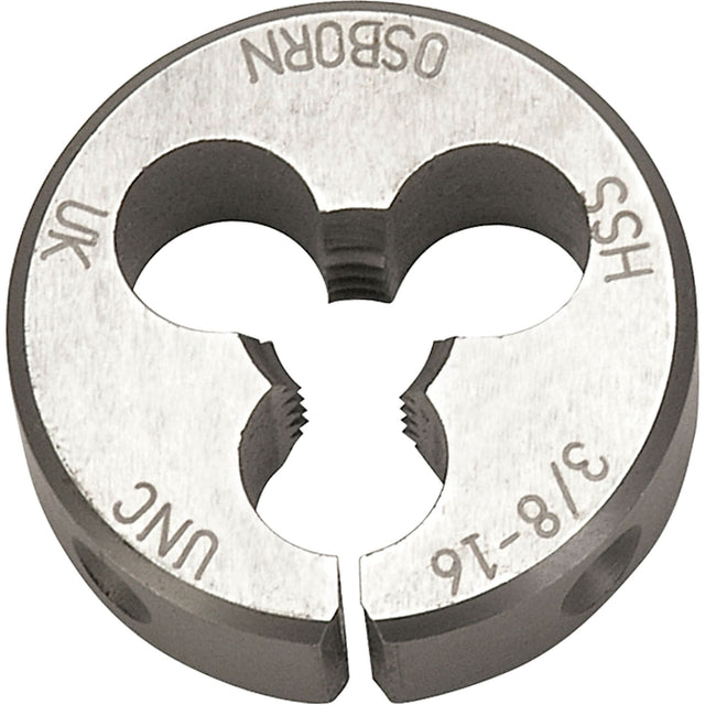 Split Circular Die, 10-24 Thread, High Speed Steel