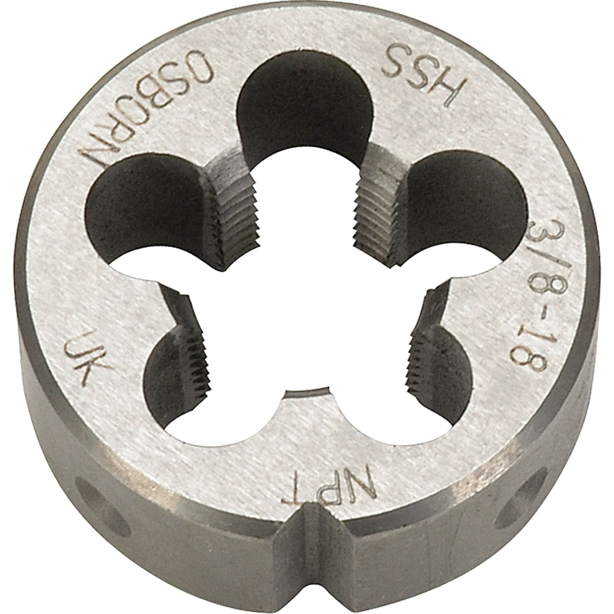 Pipe Die, 1/8"-28 Thread, High Speed Steel