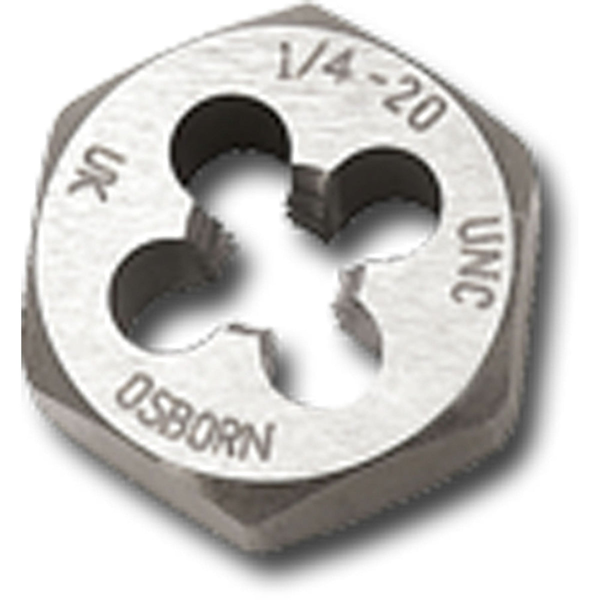 Hexagonal Rethreading Die, 1"-14 Thread, Carbon