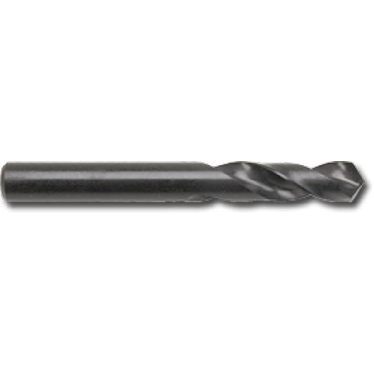 Hyper Stub Length Drill Bit, 1/8", High Speed Steel, 11/16" Flute, 118° Point