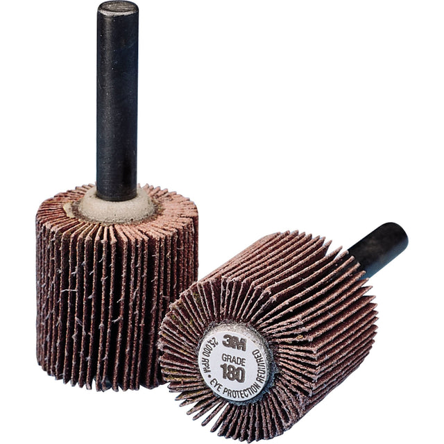 General Purpose Flap Wheel, Aluminum Oxide, 80 Grit, 1" x 1" x 1/4"