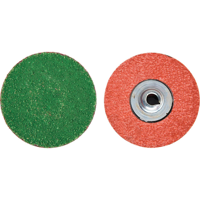 Speed-Lok Zirc Plus R801 Cloth Discs, 3" Dia., 40 Grit, Zirconia Alumina