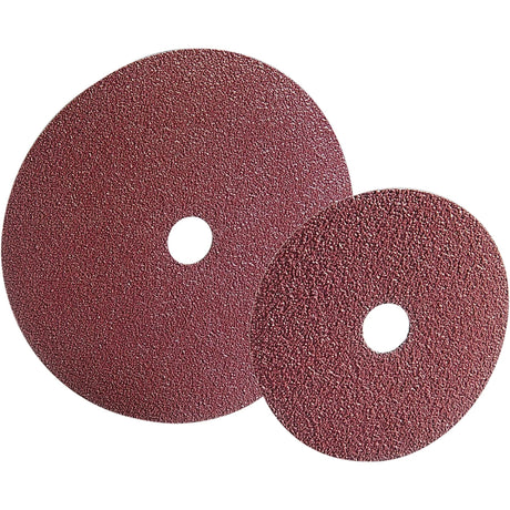 Metal F240 Fibre Discs, Aluminum Oxide, 24, 4-1/2" Dia x 7/8" Arbor