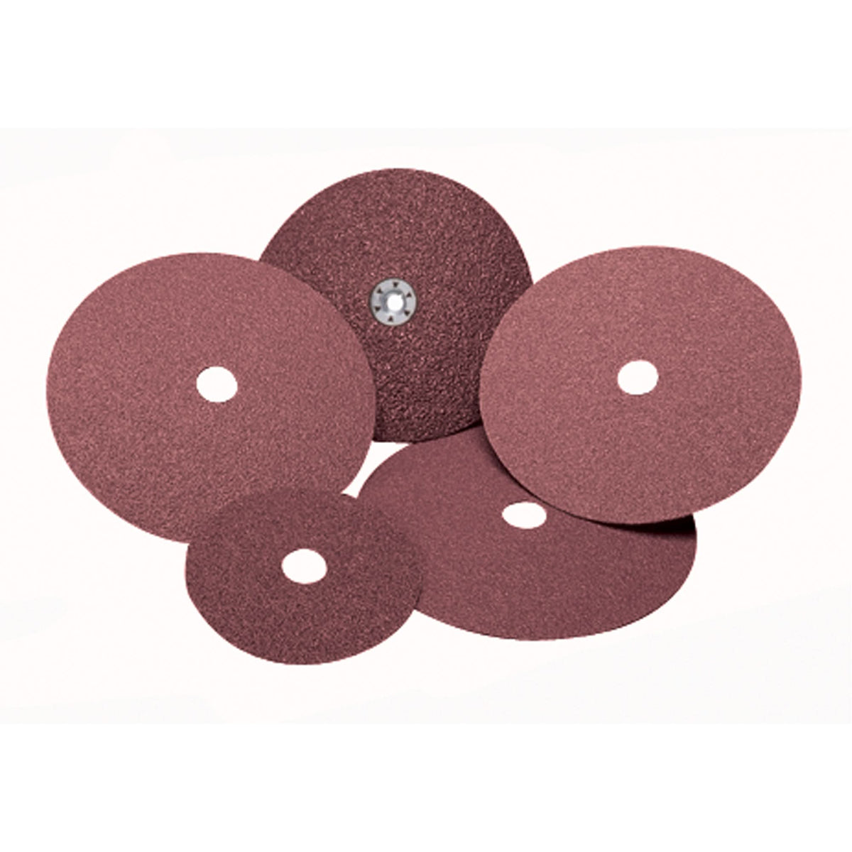 Metal F240 Fibre Discs, Aluminum Oxide, 50, 4-1/2" Dia x 7/8" Arbor