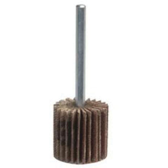 Grind-O-Flex™ Mini Mounted Flap Wheel, Aluminum Oxide, 80 Grit, 2" x 3/4" x 1/4"