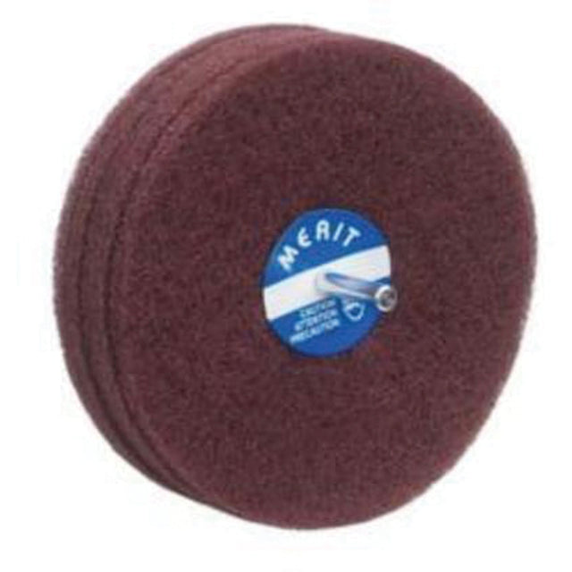 Abrasotex Non-Woven Disc Wheel, 5" Dia., Fine Grit, Aluminum Oxide
