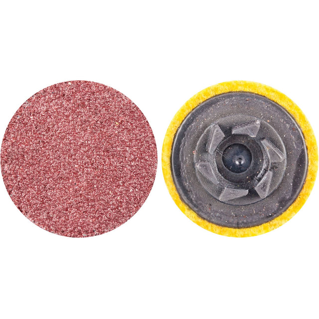 Quick-Change Cloth Disc, 3/4" Dia., 50 Grit, Aluminum Oxide