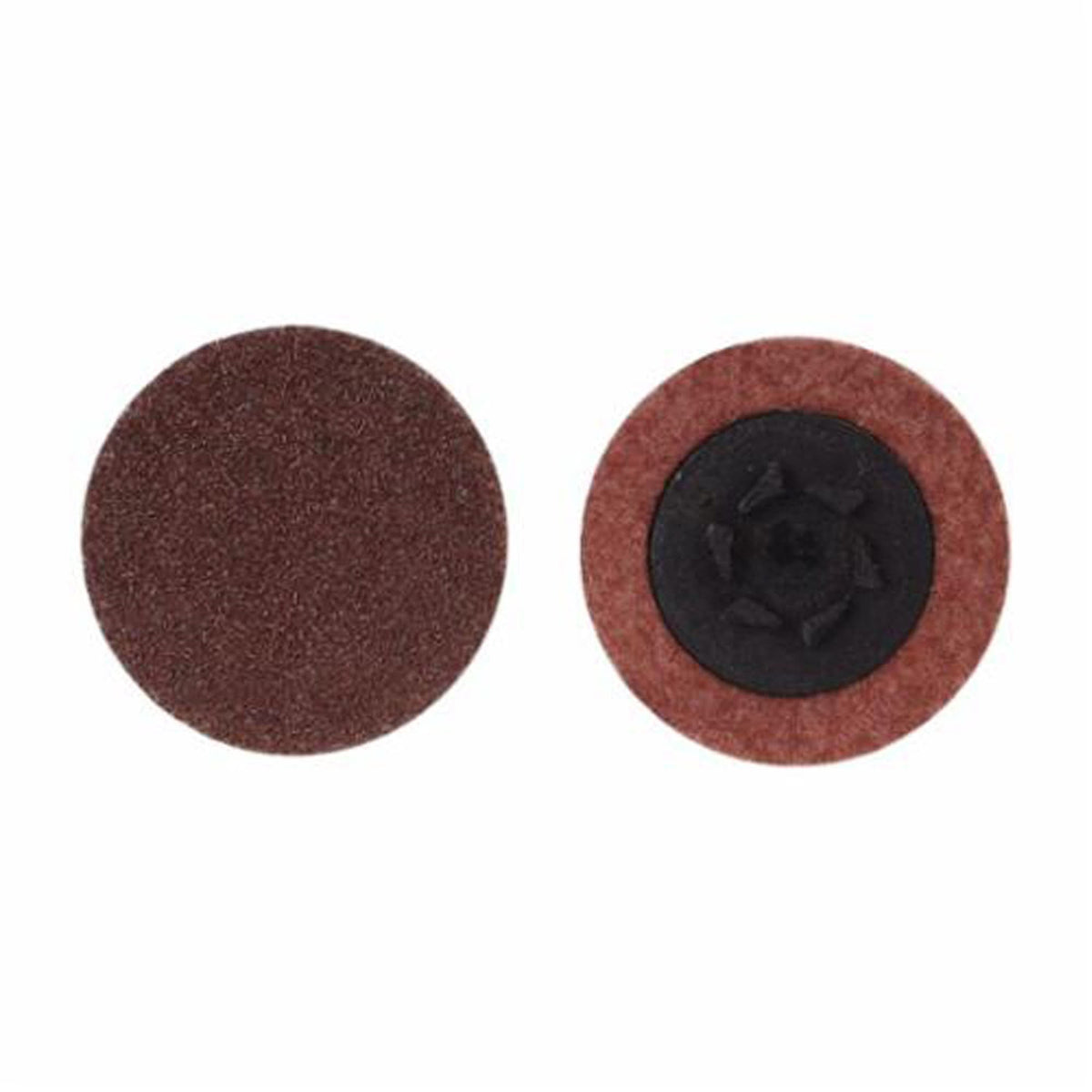 Quick-Change Cloth Disc, 1" Dia., 80 Grit, Aluminum Oxide
