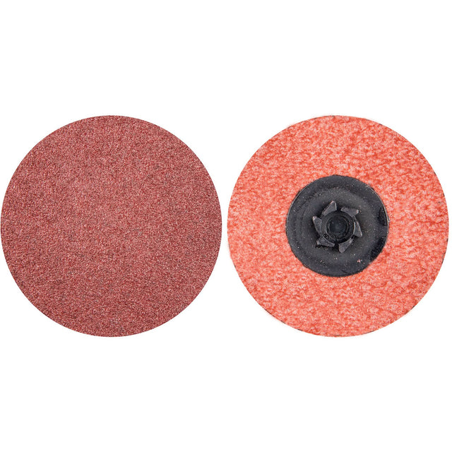 Quick-Change Cloth Disc, 2" Dia., 150 Grit, Aluminum Oxide