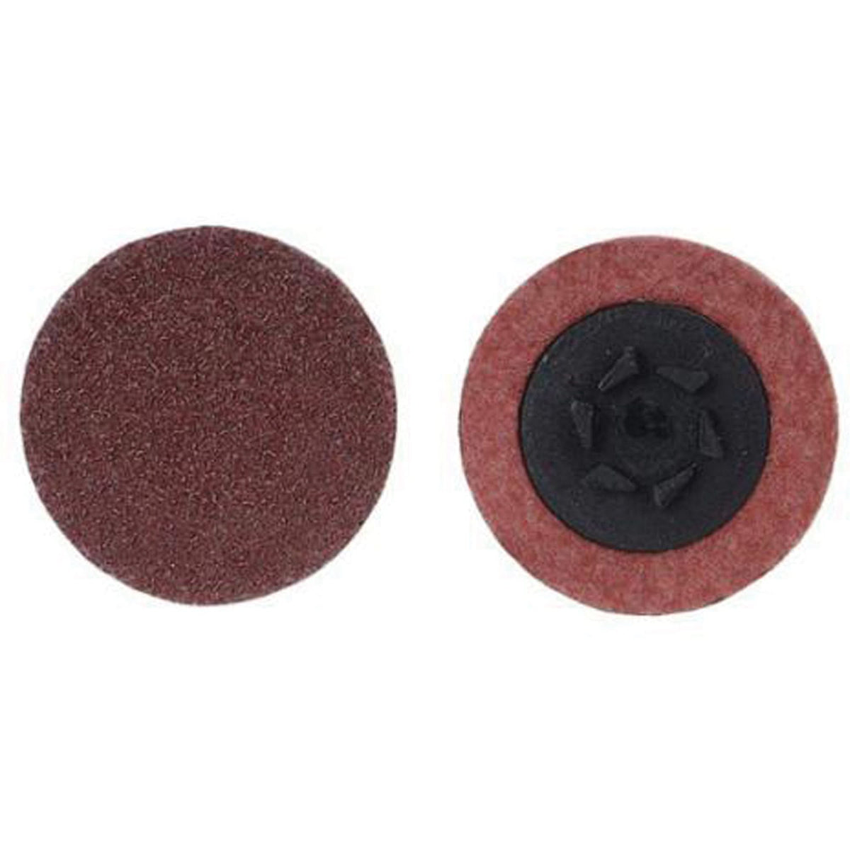 Quick-Change Cloth Disc, 2" Dia., 80 Grit, Aluminum Oxide