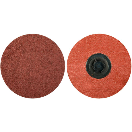 Quick-Change Cloth Disc, 3" Dia., 240 Grit, Aluminum Oxide
