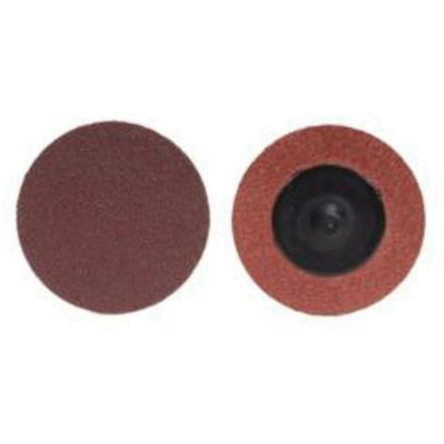 ALO Plus PowerLock® Cloth Disc, 1" Dia., 60 Grit, Aluminum Oxide