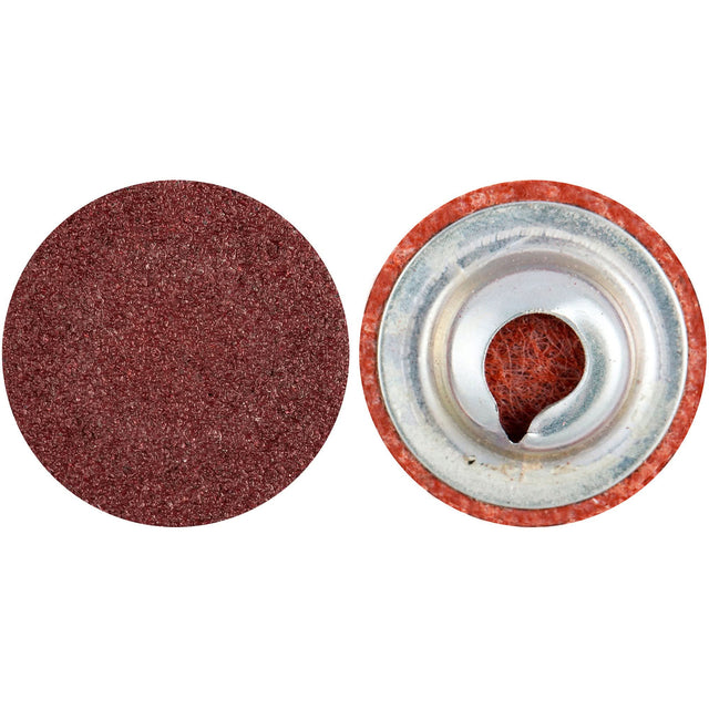 Quick-Change Surface Preparation Disc, 3/4" Dia., 50 Grit, Aluminum Oxide