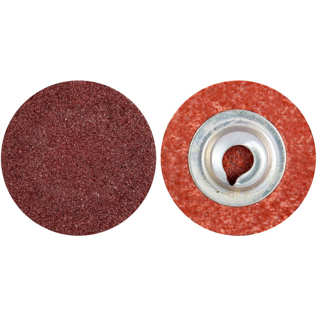 Quick-Change Surface Preparation Disc, 1" Dia., 36 Grit, Aluminum Oxide