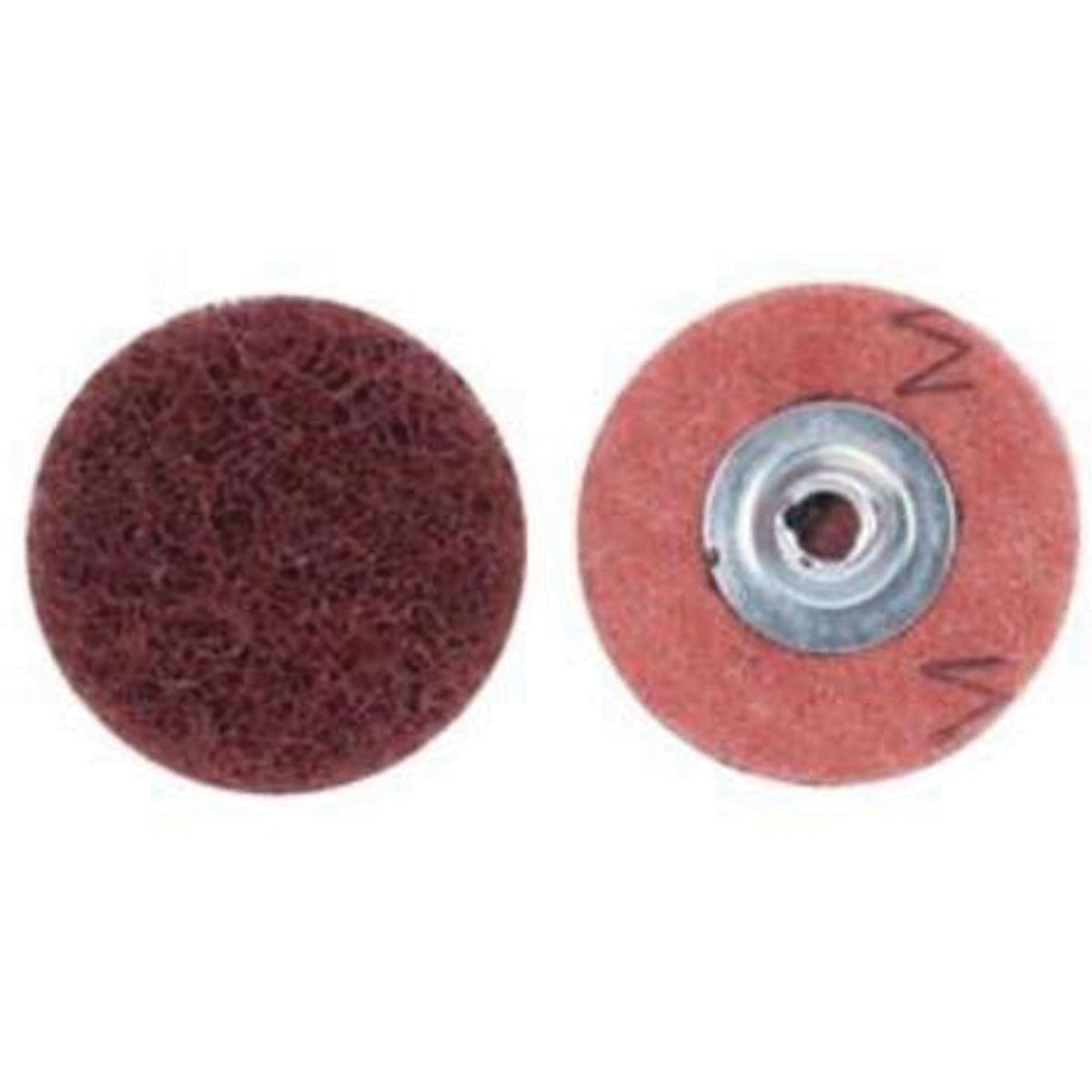 Buffing & Polishing Quick-Change Disc, 1-1/2" Dia., Medium Grit, Aluminum Oxide