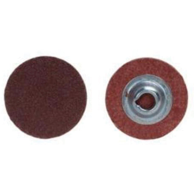 Quick-Change Cloth Disc, 2" Dia., 120 Grit, Aluminum Oxide