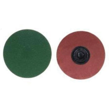 Quick-Change Cloth Disc, 1" Dia., 50 Grit, Zirconium