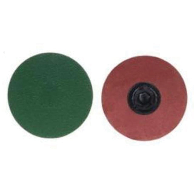 Quick-Change Cloth Disc, 1" Dia., 80 Grit, Zirconium