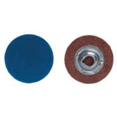Quick-Change Discs, 2" Dia., 36 Grit, Zirconia Alumina