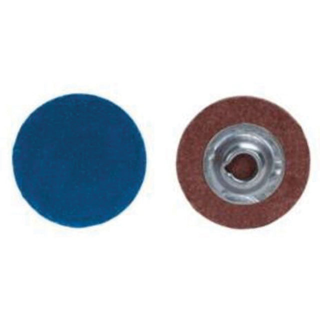 Quick-Change Discs, 2" Dia., 36 Grit, Zirconia Alumina