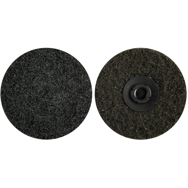 Non-Woven Quick-Change Discs, 3" Dia., Extra Coarse Grit, Aluminum Oxide