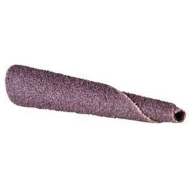 Tapered Cone Point Cartridge Rolls, 80 Grit, 5/16" Dia., Aluminum Oxide, 1-1/2" L